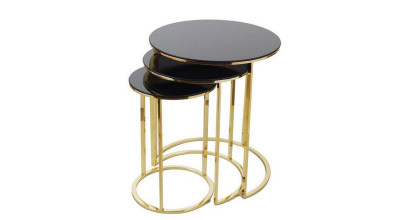 Aras Side Table - Gold