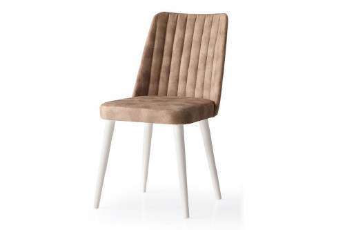 Bambu Büyüyen Mutfak Masası Seti (Beyaz-Mermer)