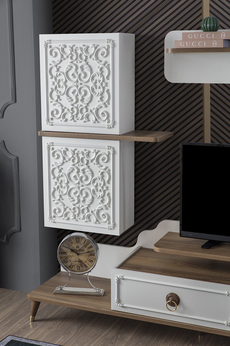 Boston Krem Stil Duvar Ünitesi