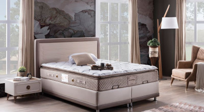 Karamel Çift Kişilik Baza