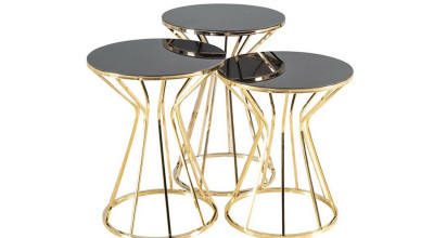 Kum Saati Side Table - Gold