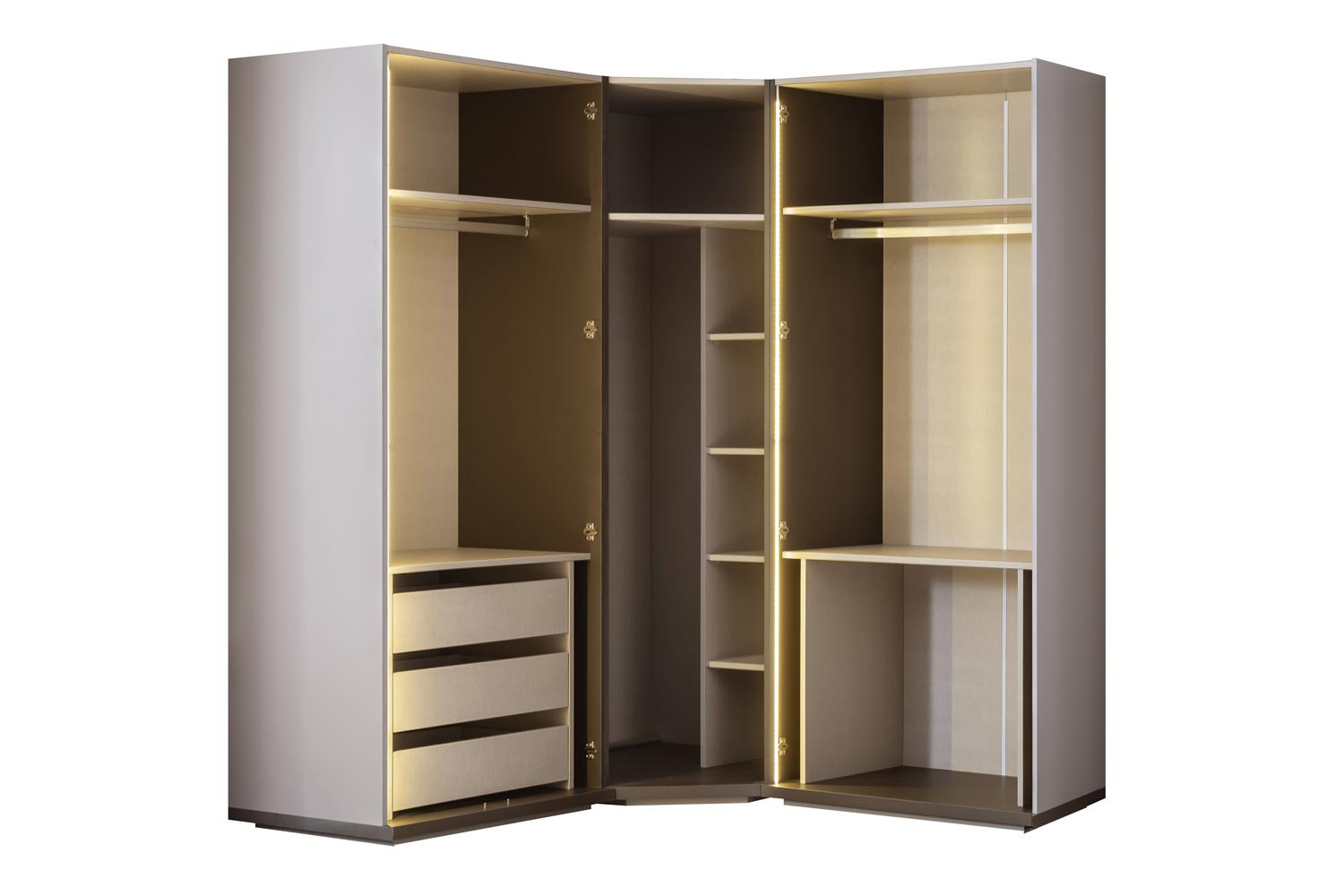 Lizbon Standart Köşe Dolap