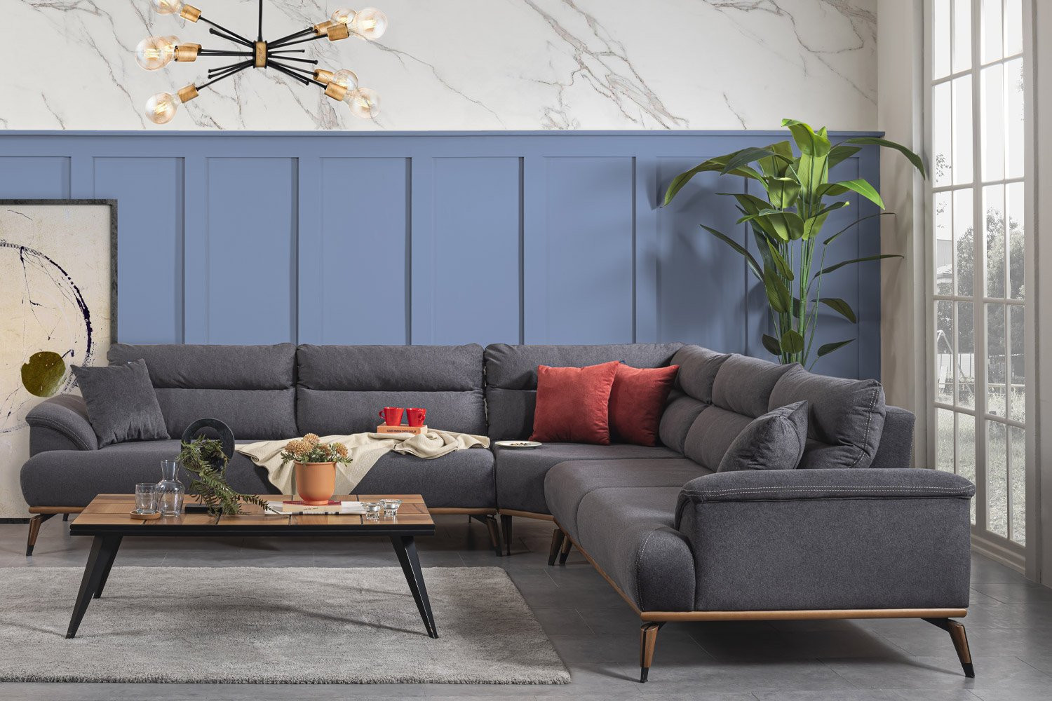 Milano Köşe Koltuk Takımı Large