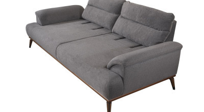 Milano Üçlü Koltuk - Gri