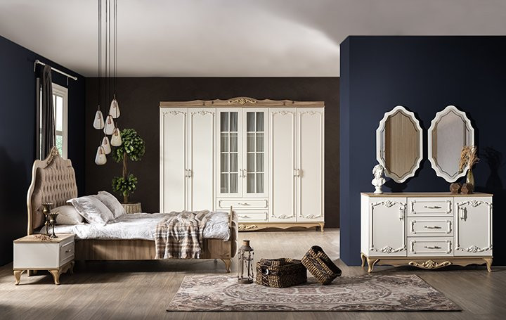 Rustik غرفة نوم