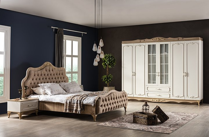 Rustik غرفة نوم