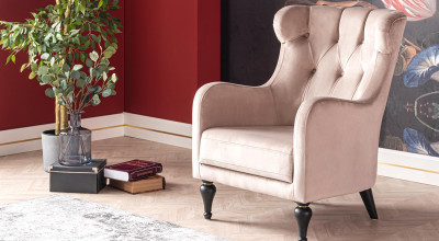 Volga Tekli Koltuk / Armchair Vizon