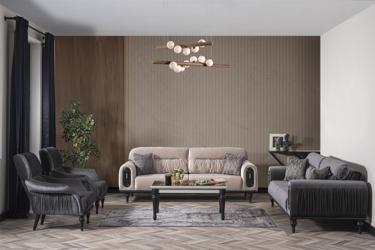 Belgrad Sofa Set