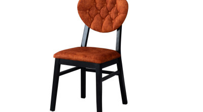 Kayra Sandalye - 4 Adet (Kiremit-Siyah)