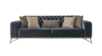 Mudanya Üçlü Koltuk - Antrasit