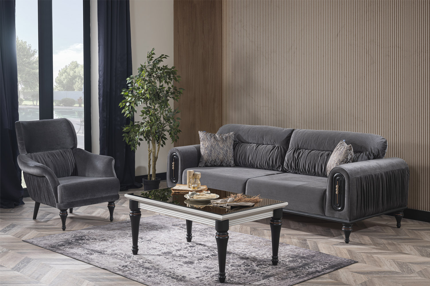 Belgrad Sofa Set