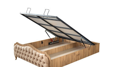 Balat Krem Storage Bedli Karyola Aksesuarı 160Lik