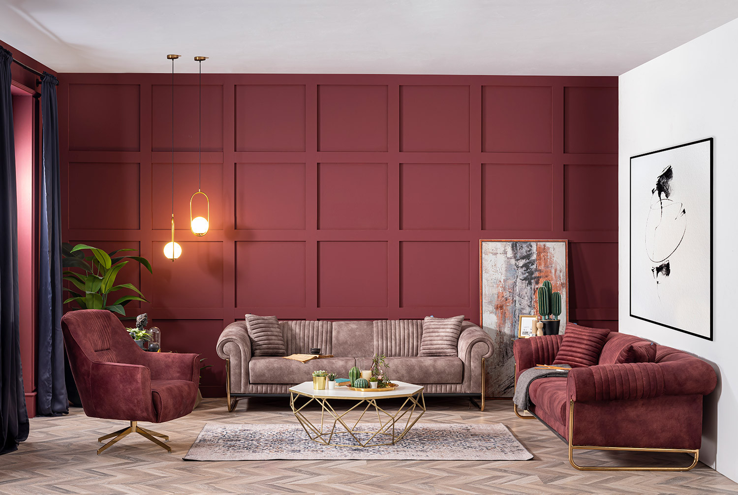 Bornova طقم أريكة