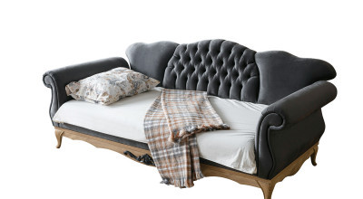 Balat Üçlü Koltuk - Gri