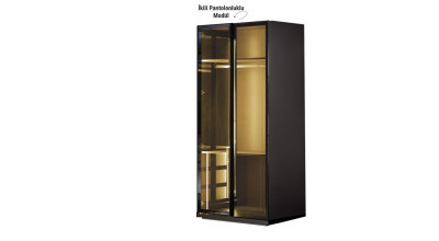 Lizbon Standart Köşe Wardrobe Köşe Wardrobe Ikili Pantolonluklu Modül (5)