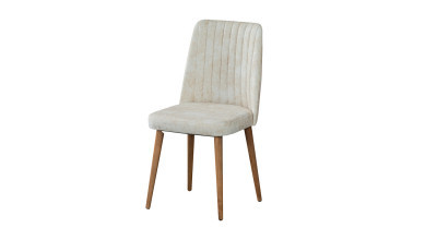 Bambu Sandalye Ceviz-Krem