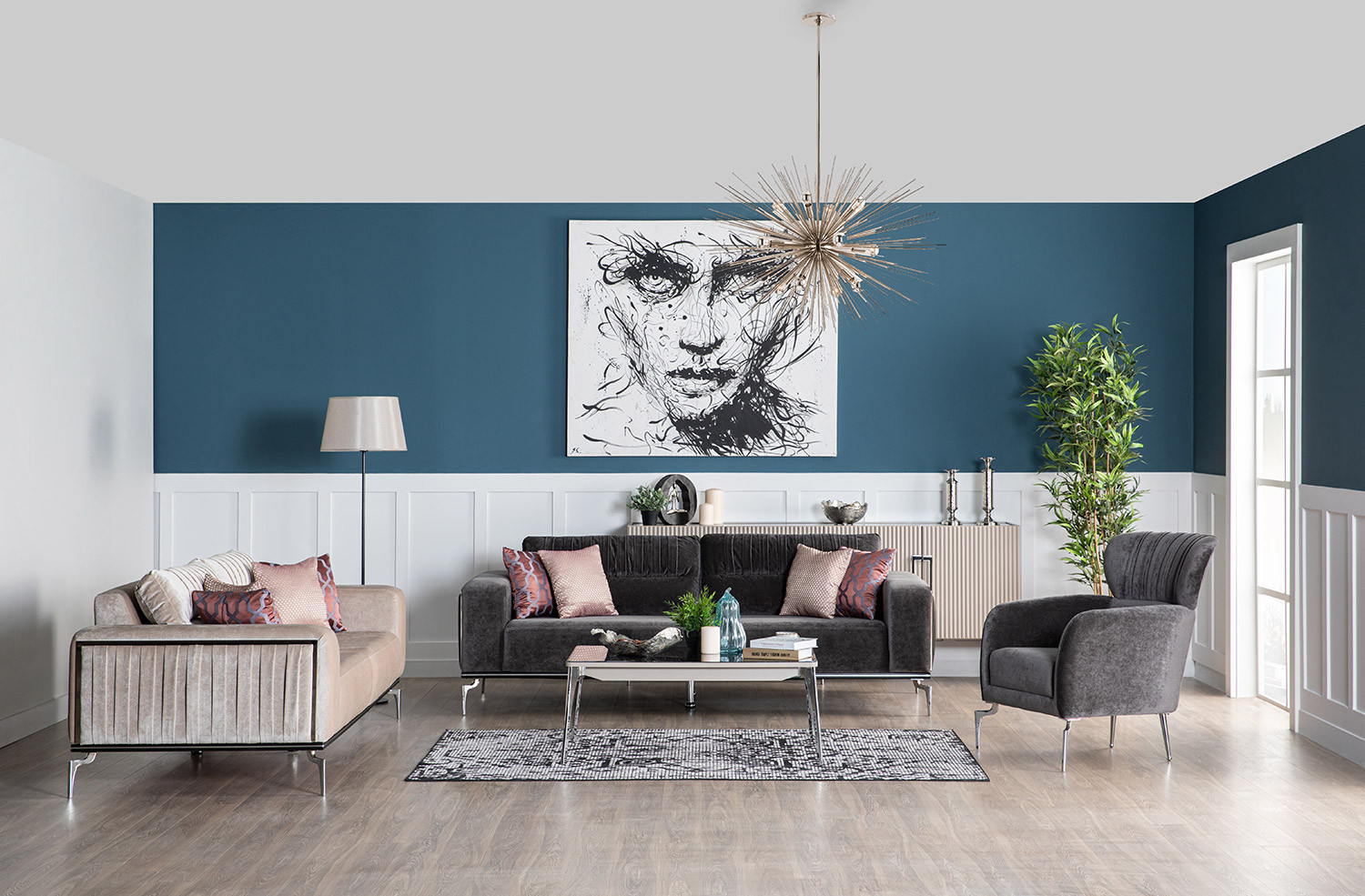 New Zirkon طقم أريكة