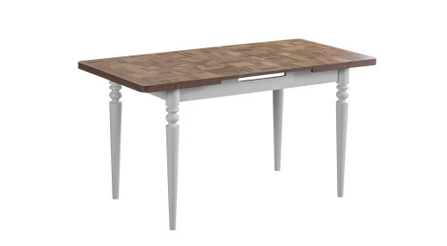 Ege Büyüyen Mutfak Masası Seti (Siyah-Ekru Mermer)