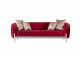  Florya Üçlü Koltuk - Kırmızı