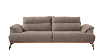 Milano Üçlü Koltuk - Kahve