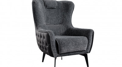 İzmir Tekli Berjer - Antrasit