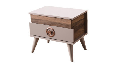 Retro Bedside Table (2 Adet)