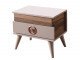  Retro Bedside Table (2 Adet)