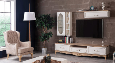 Rustik Duvar Ünitesi