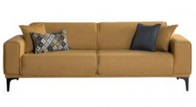 Stil Üçlü Koltuk - Hardal