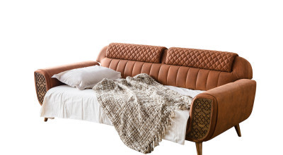 Vega Üçlü Koltuk - Tarçın