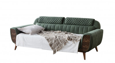 Vega Üçlü Koltuk - Yeşil