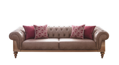 Vital Üçlü Koltuk - Vizon