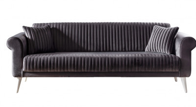 Deco Class Üçlü Koltuk - Gri