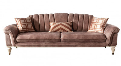 Nirvana Üçlü Koltuk - Vizon